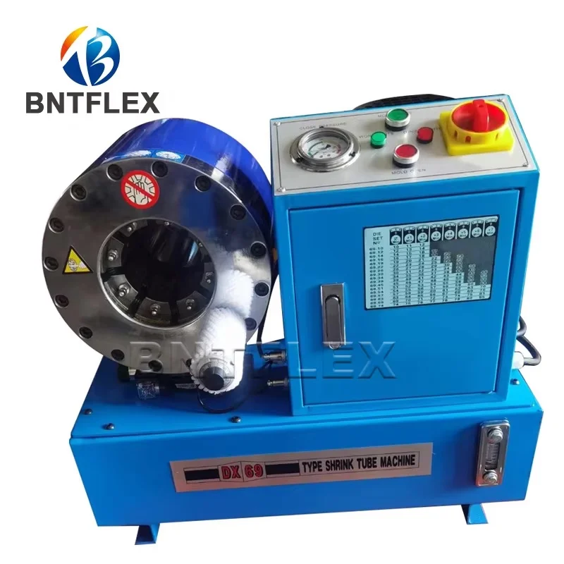 Portable 2inch 51mm P32 P20 DX68 Hydraulic Fitting Air Suspension Hose Crimping Machine Press Brake Pipe Wire Rope Rubber Making