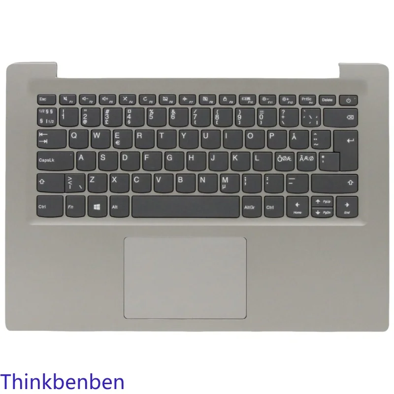 

NDC Nordic Mineral Gray Keyboard Upper Case Palmrest Shell Cover For Lenovo Ideapad S130 14 130s 14IGM 120s 14IAP 5CB0R61132