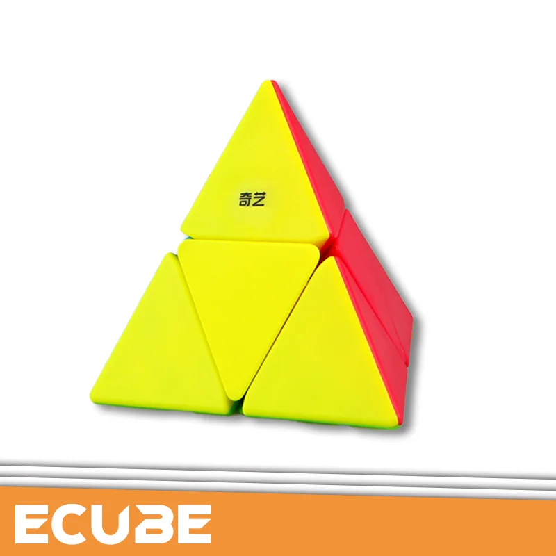 [ECube] QiYi Pyraminx 2x2 Cubo Magico Speed Toy Magic Cube Professional Game Smooth Creative Safety Education Puzzle Gift
