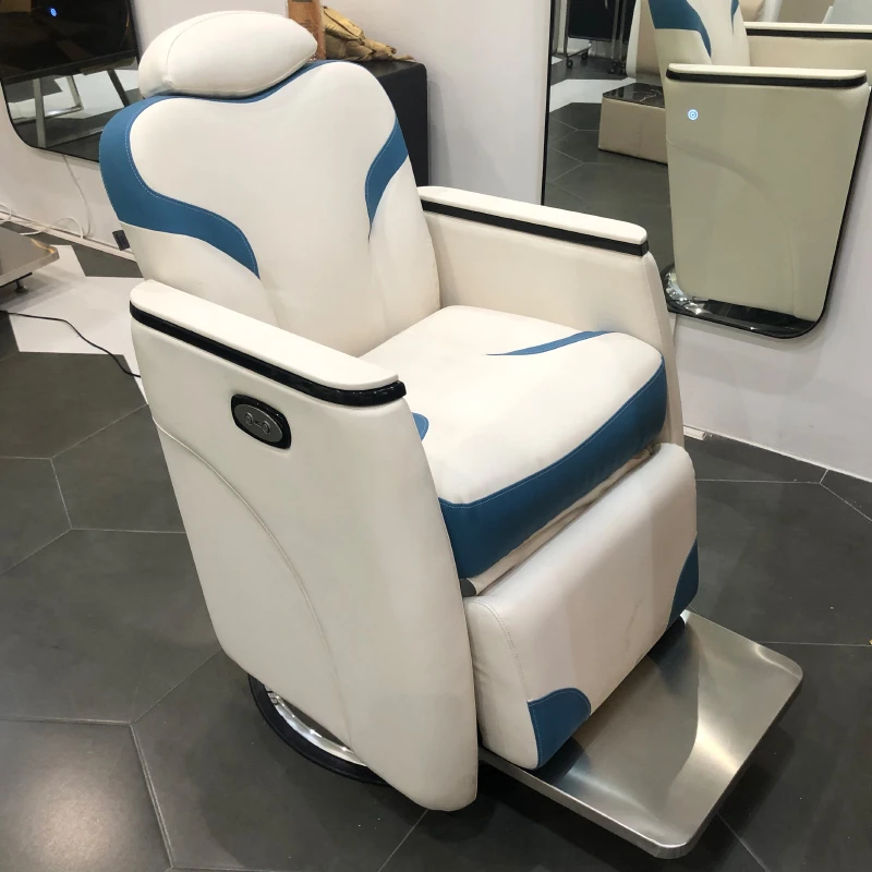 Hairdressing salon chair can be put down physiotherapy chair, barber lift, large chassis hair cutting chair