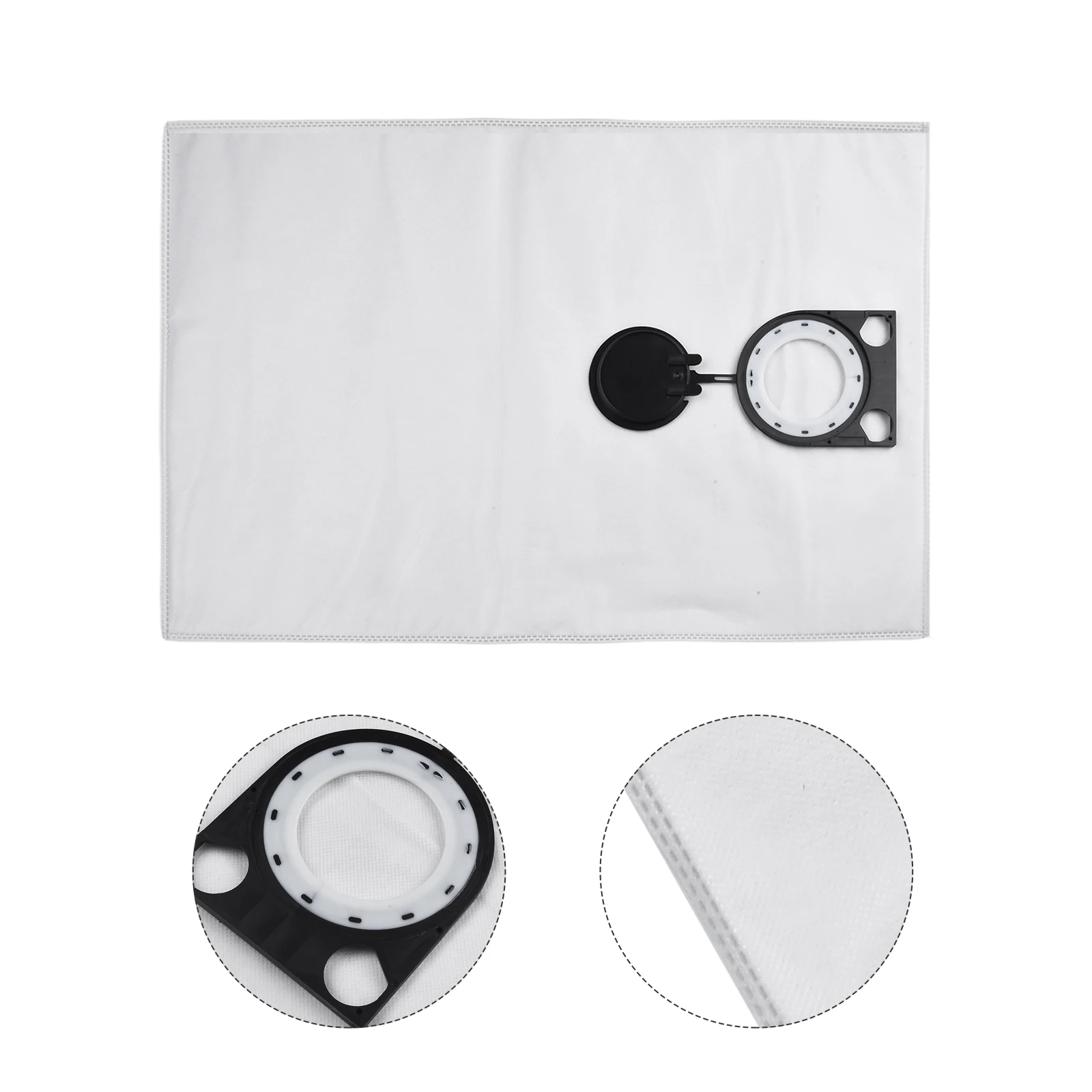 

For Metabo For ASR 25 L For SC Compatible Fleece Filter Dust Bags 6 Count for For ASR 2025 For ASR 35 For ASR 50 L For SC