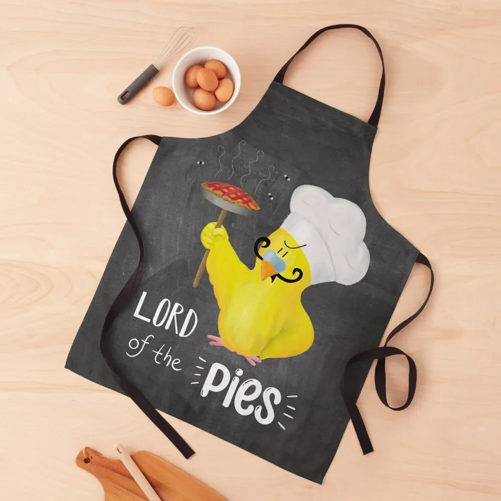 

The Lord of the Pies - Funny Bird Book Cover Apron Kitchen For Man Kitchen Household Items Apron