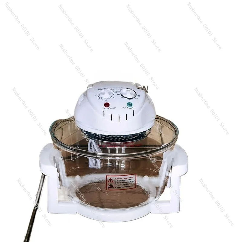 Large Capacity Air Fryer 110V 220V EU US UK Plug Visible Window Oil Free Fryer Multifunction Electric Oven French Fries Cooker