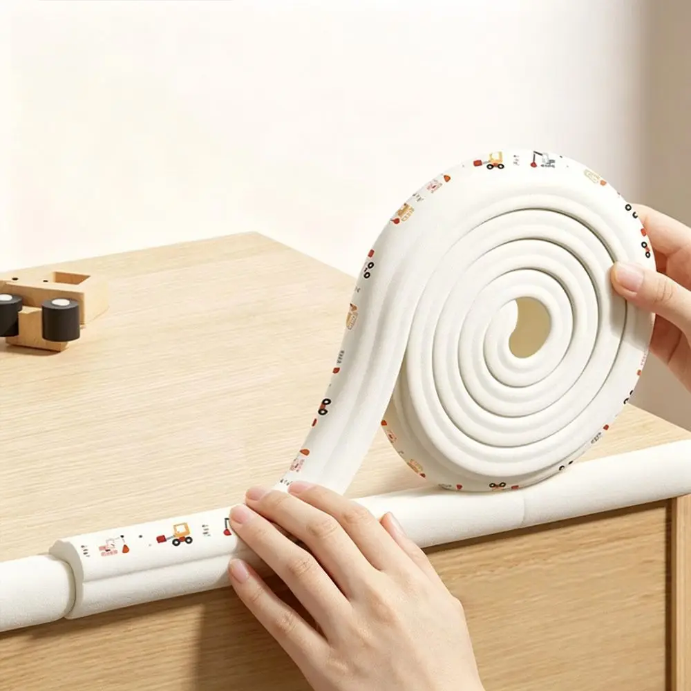 2m Desk Edge Guard Strip Cartoon Thickened Wall Corner Protector Waterproof Self-adhesive Table Anti Collision Cushion