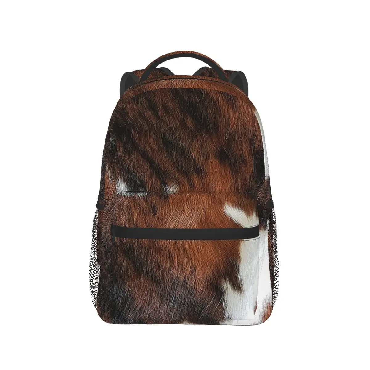 

Стильный рюкзак из коровьей кожи с текстурой коровьей кожи и принтом, Лидер продаж, рюкзак большой емкости, детская сумка для книг, сумки на плечо