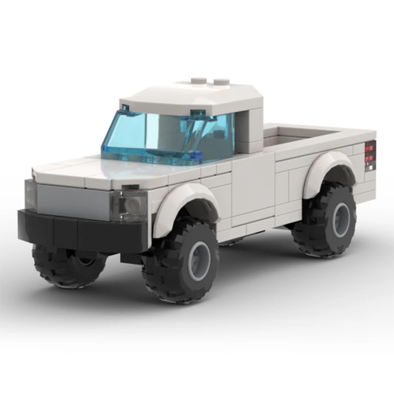 City Car Model MOC Building Bricks Ranger Pickup Truck Modular Technology Children Holiday Gifts Assemble Toys Suit