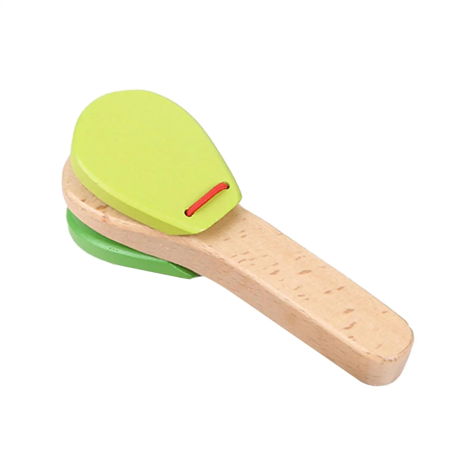 Wooden Musical Percussion Instruments Noise Maker Castanet Toy for Early Education