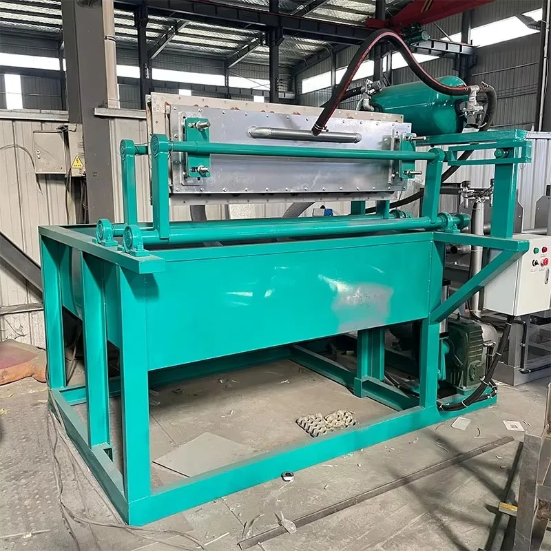 1000pcs/Hr Small Manual Paper Pulp Moulding Egg Dish Machinery Egg Tray Making Machine Pulp Egg Tray Carton Production Line