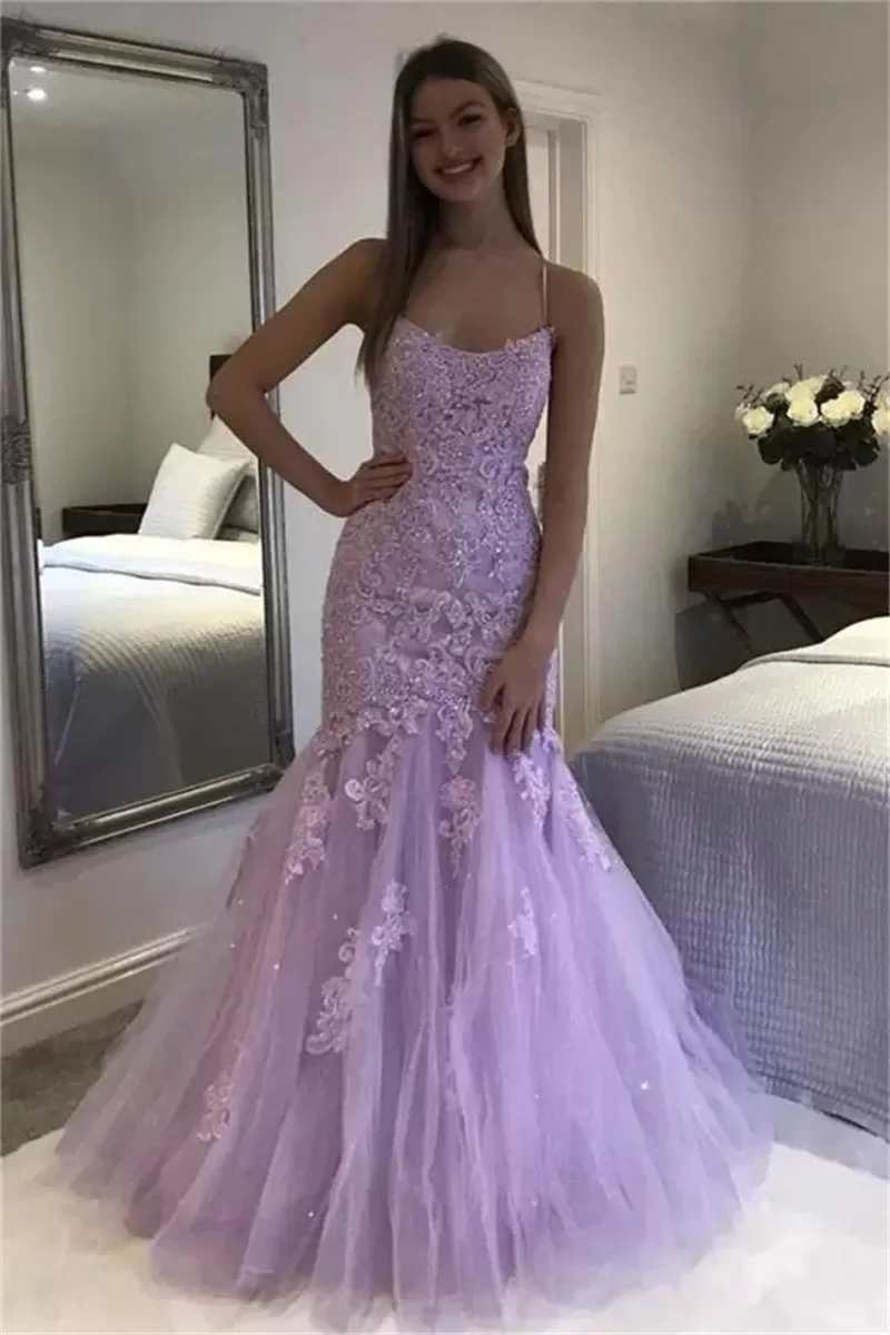 Mermaid Dresses for Women Gala Dresses Woman Lavender Purple Guest Wedding Party Dress Women Elegant Luxury Sexy Customized