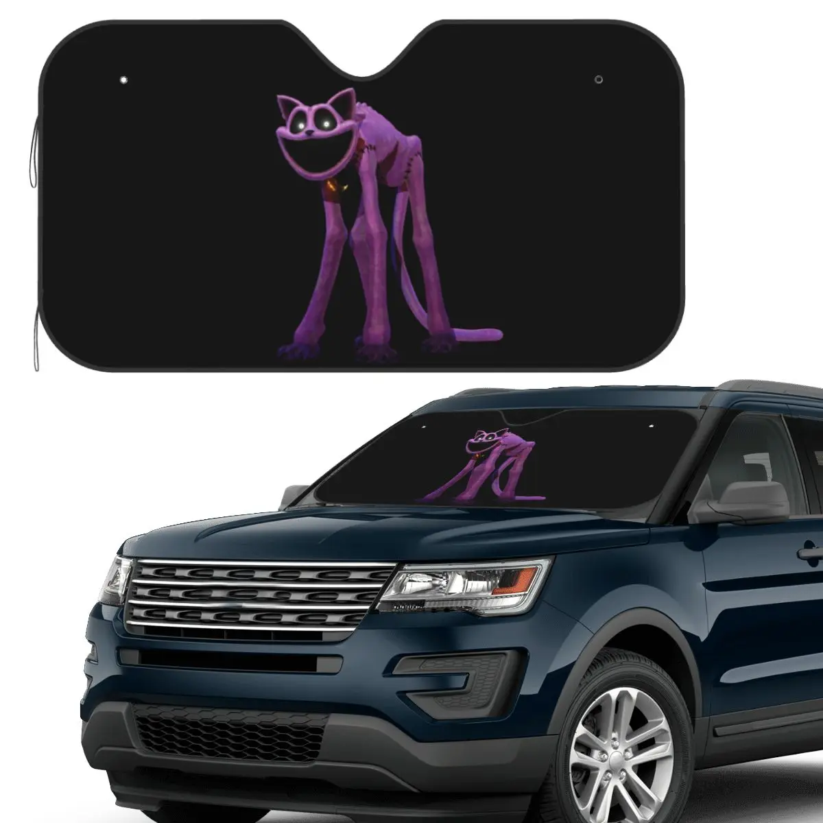 

CATNAP Monster Sunshade Windscreen Car Front Windshield Window Sun Visor Accessories Covers