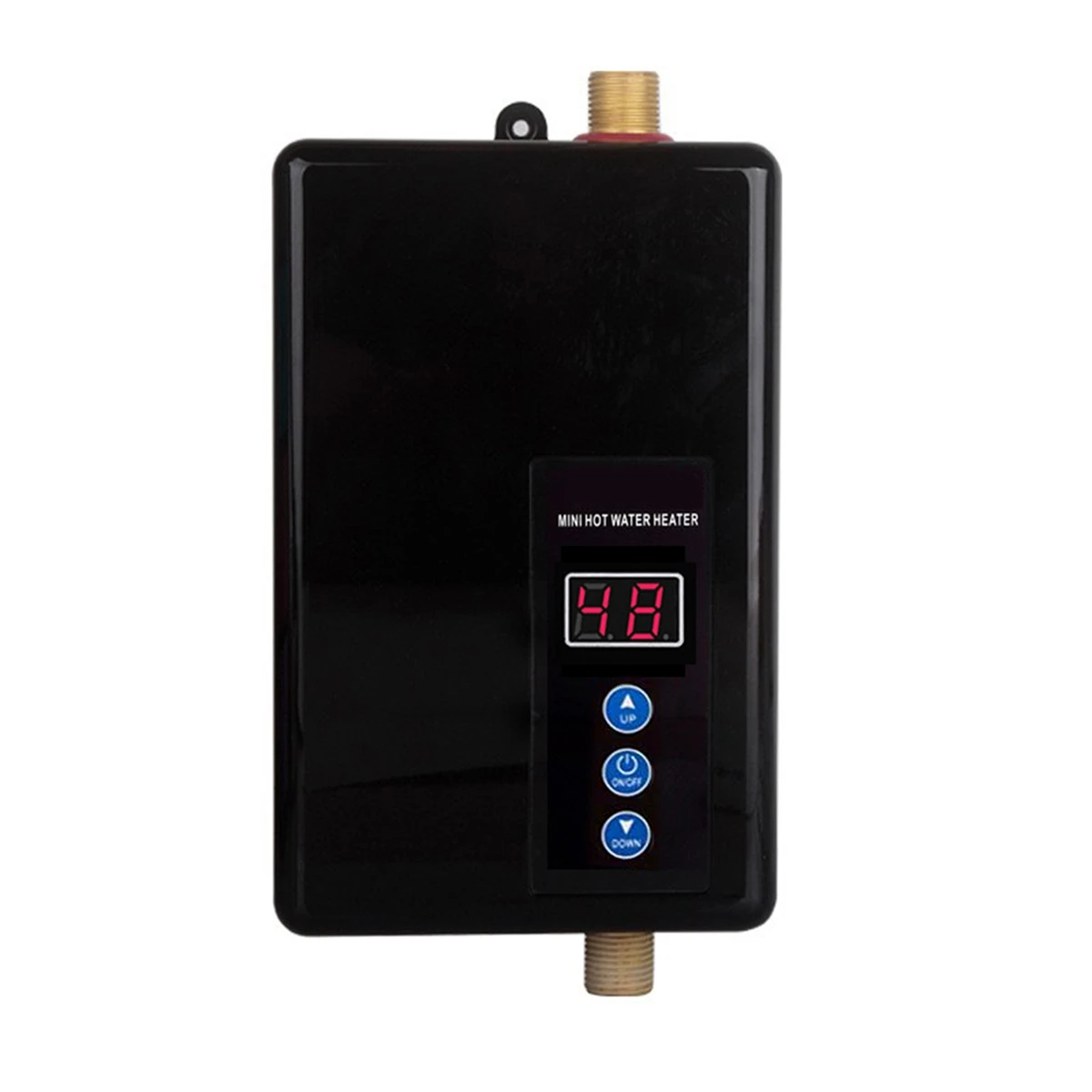 5500W Electric Water Heater 220V Instantaneous Tankless Instant Inverter Water Heater Fast Heating Water Boiler Black