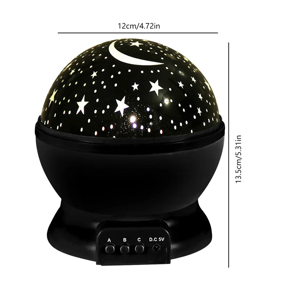 Night Lamp Projector Starry Sky Night Light Projector Lamp Decor Rotating Starry Nursery Moon Galaxy Projector Table Light