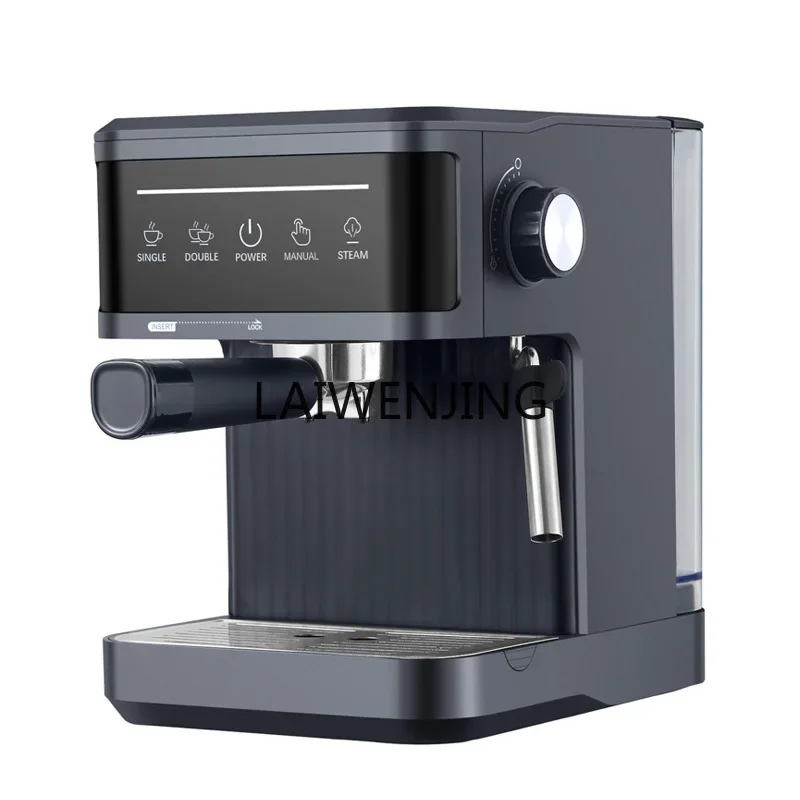 HLZ coffee machine high pressure extraction semi-automatic espresso steam foaming integrated