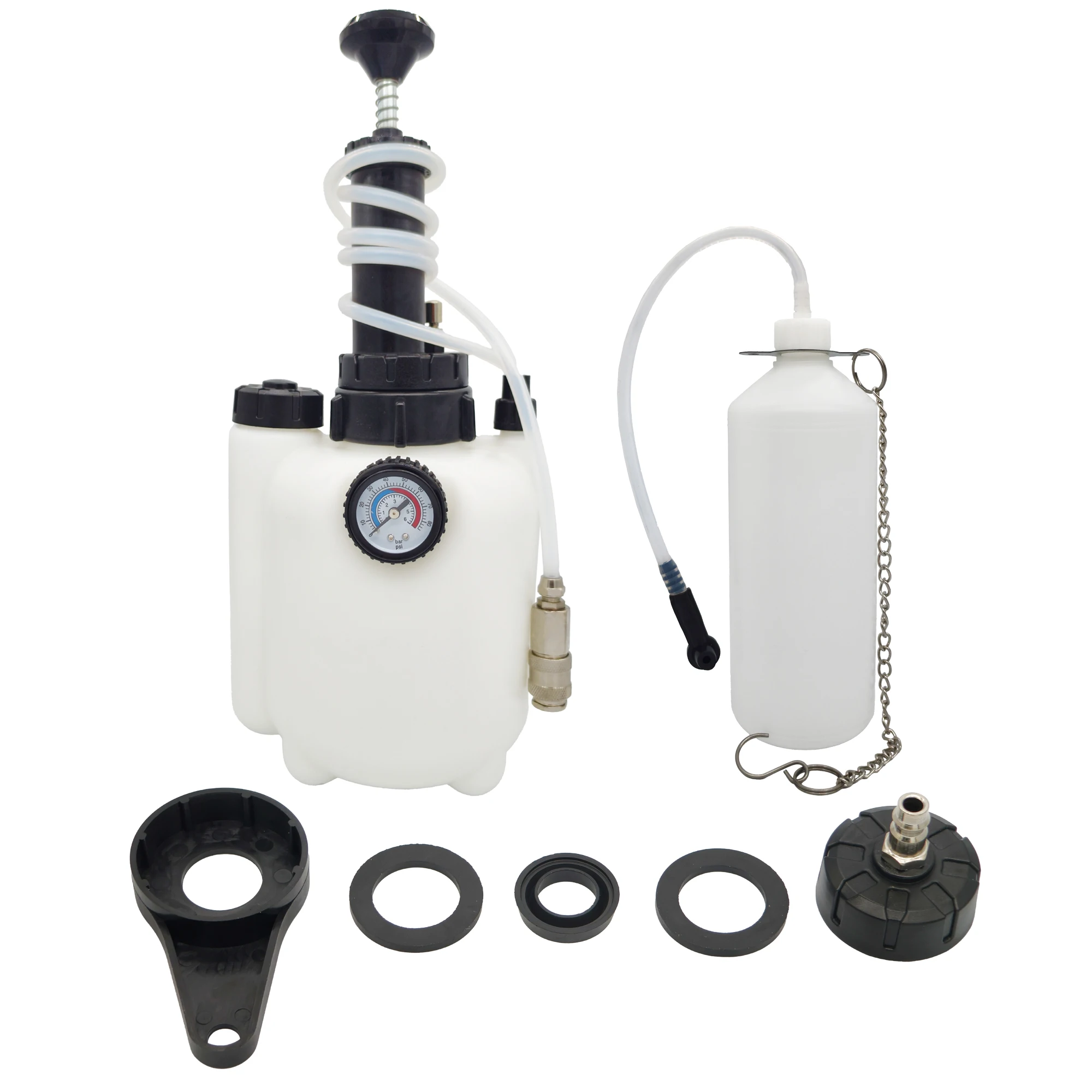 Auto Handleiding Remvloeistofontluchter Kit 3L Vacuüm Remdruk Vloeistofpomp Professionele Remspoel Machine Pneumatische Remontluchter