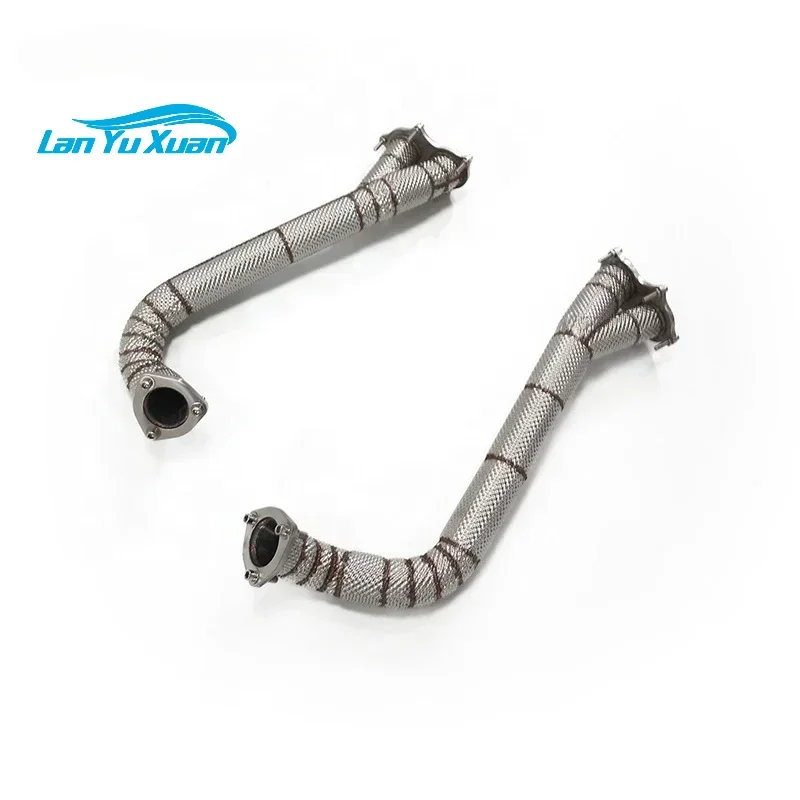 ING High Quality Exhaust Downpipe For Porsche 718 Cayman GTS/ GT4/Spyder 2020-2023 4.0T Exhaust Pipe