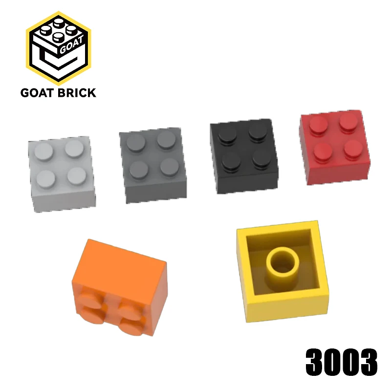 10 Stuks MOC Onderdelen 3003 Baksteen 2x2 Compatibel Bricks DIY Assmble Bouwstenen Deeltje Kid Puzzel Hersenen speelgoed Gift
