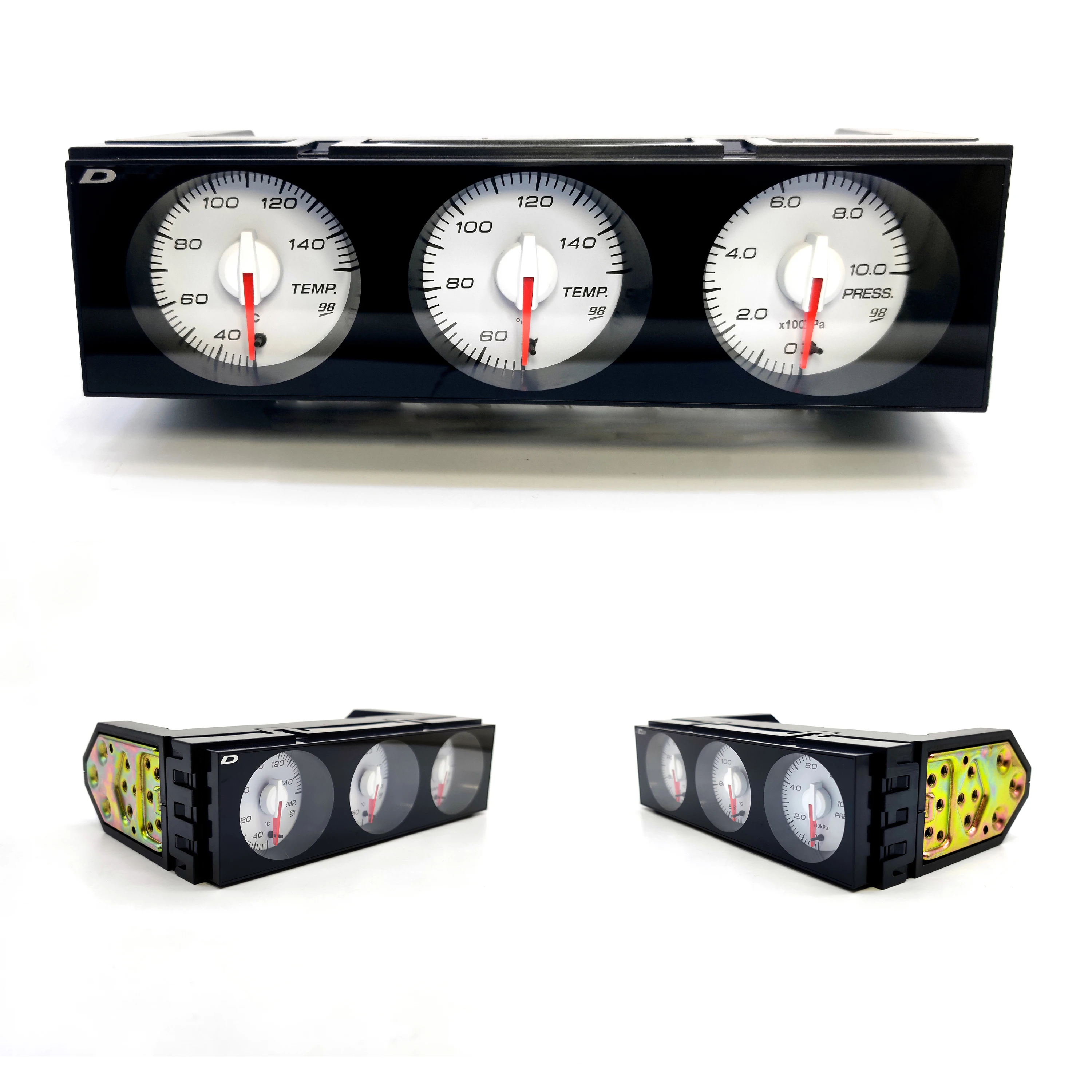 White face Defi Style DIN gauge water temp/oil temp/oil press EVO