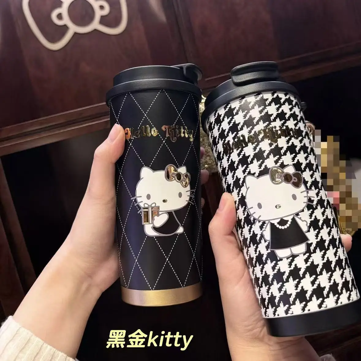

Anime Kawaii Hello Kitty Thermos Cup 316 Stainless Steel Office Coffee Cup Portable Student Water Drinking Bottle Toy Gifts