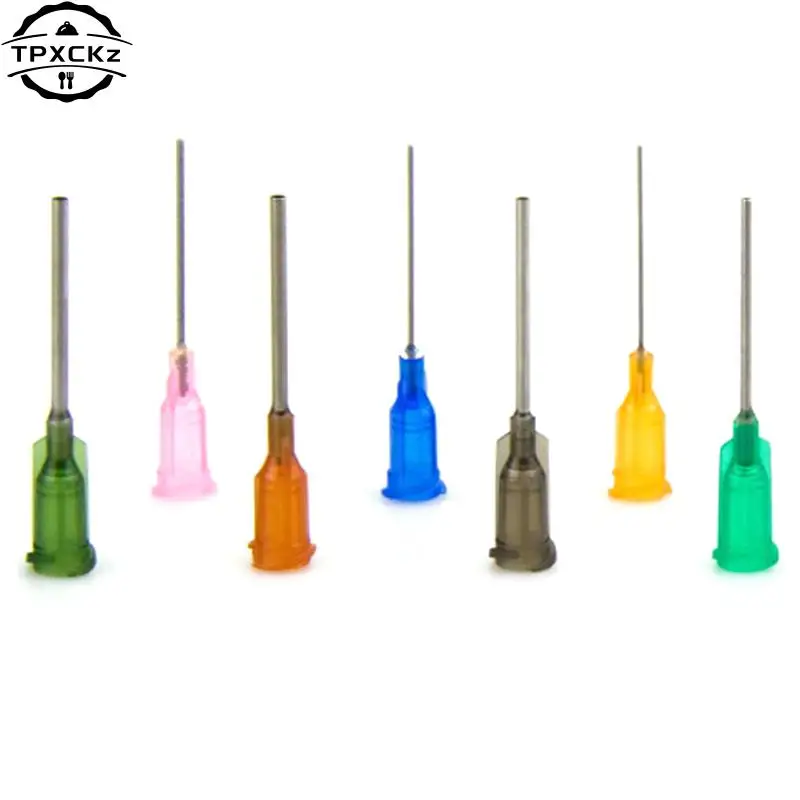 10Pcs/lot Dispensing Screw Needles Tip For Liquid Dispenser Syringe Syringes For Mixing Many Liquid