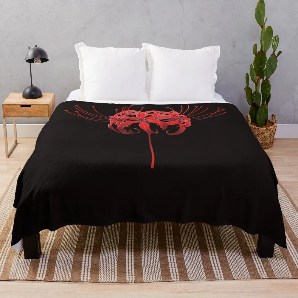 

Beautiful Red Spider Lily Classic . Throw Blanket Picnic For Baby Blankets