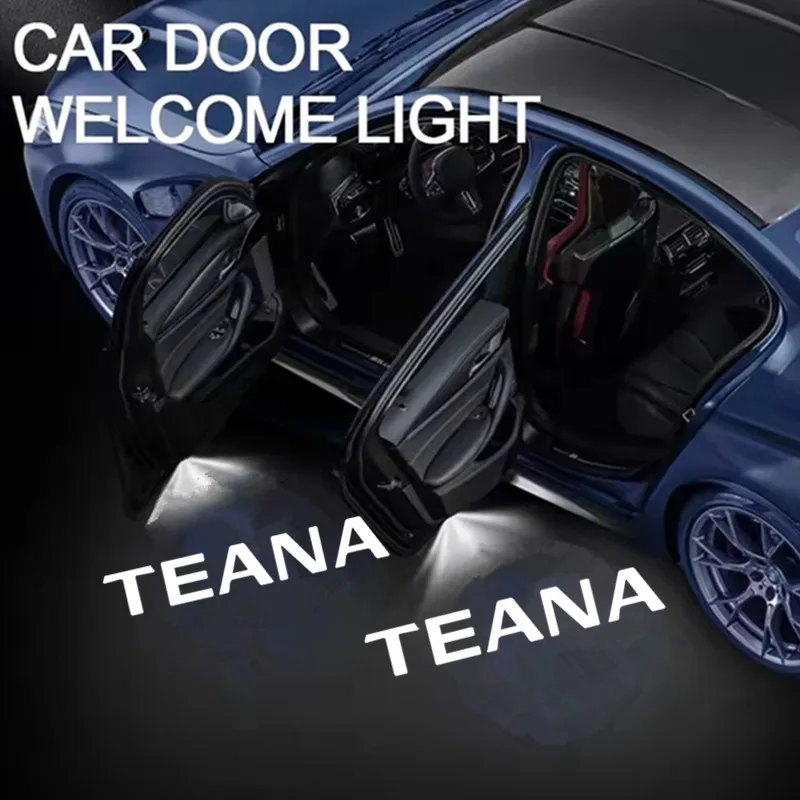 2pcs For Nissan Teana 2008 - 2013 Car Door Welcome Laser Projector Logo Led Lights