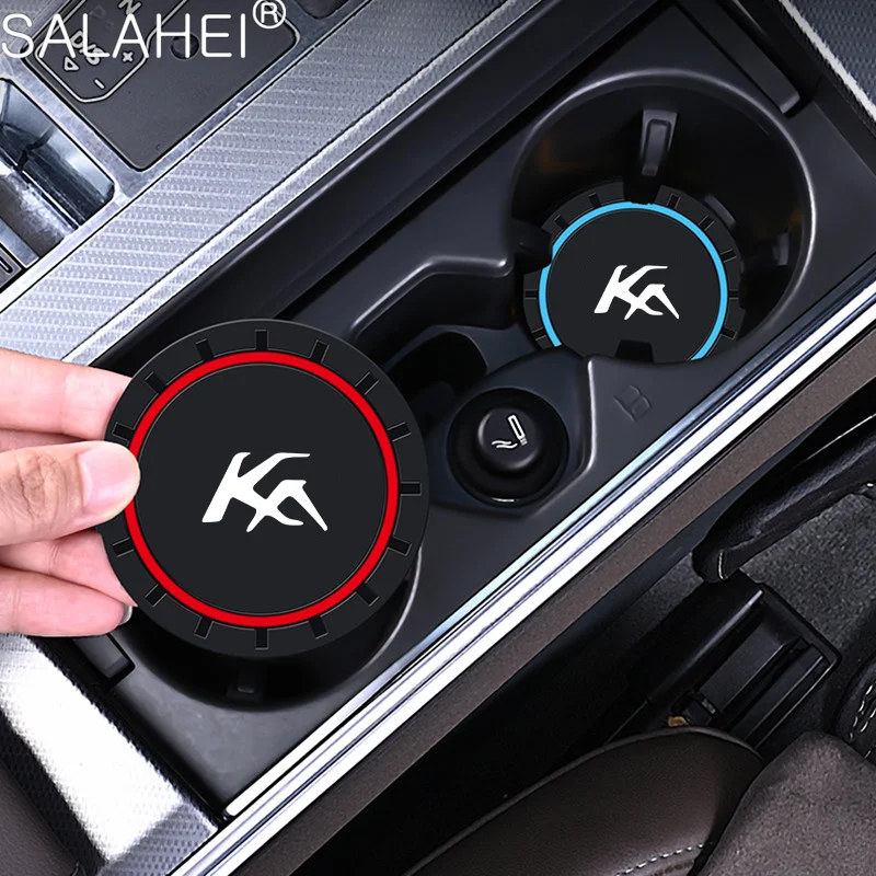 2 adet araba Coaster silika jel desen kaymaz su fincan altlığı anti-kir Ford Escort KA Flex Everest KA Falcon Falcon Fusion için