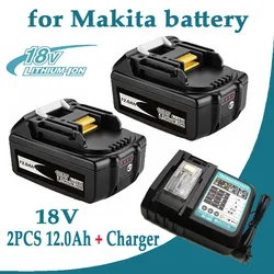 18V for Makita battery+DC1BRC charger rechargeable lithium-ion battery replacement MAKITA BL1880 BL1860 BL1830 BL1840 BL1850