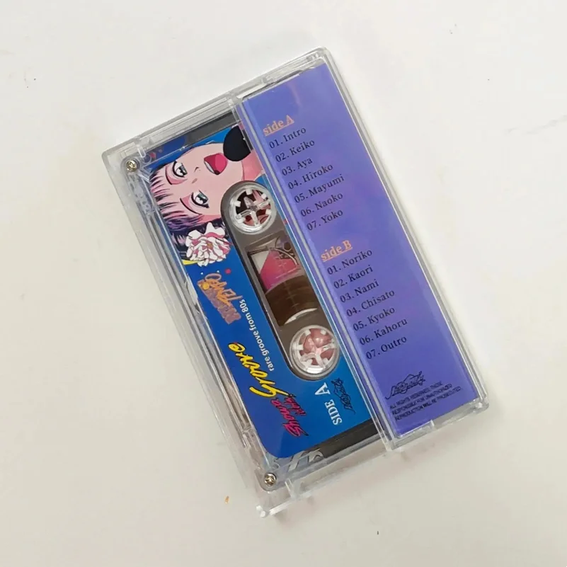 Vaporwave City Pop Night Tempo Music Tape Showa Idol's Groove 2 Album Intro Cassettes Cosplay Recorder Walkman Soundtracks Box - view 4