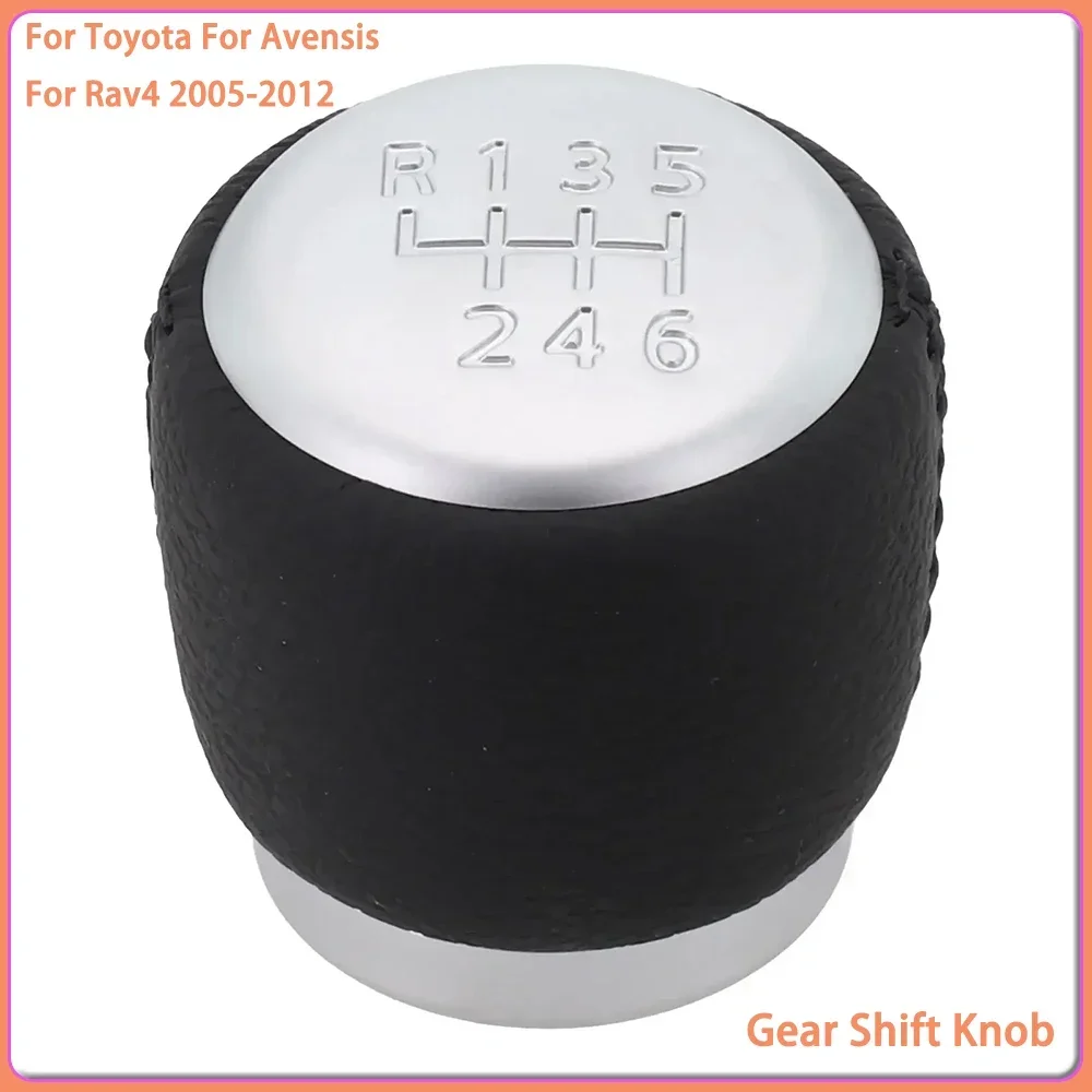 

For Toyota For Avensis For Rav4 2005-2012 Car Manual Gear Stick Shift Knob 6 Speed Lever Pen Adapter Replacement Accessories