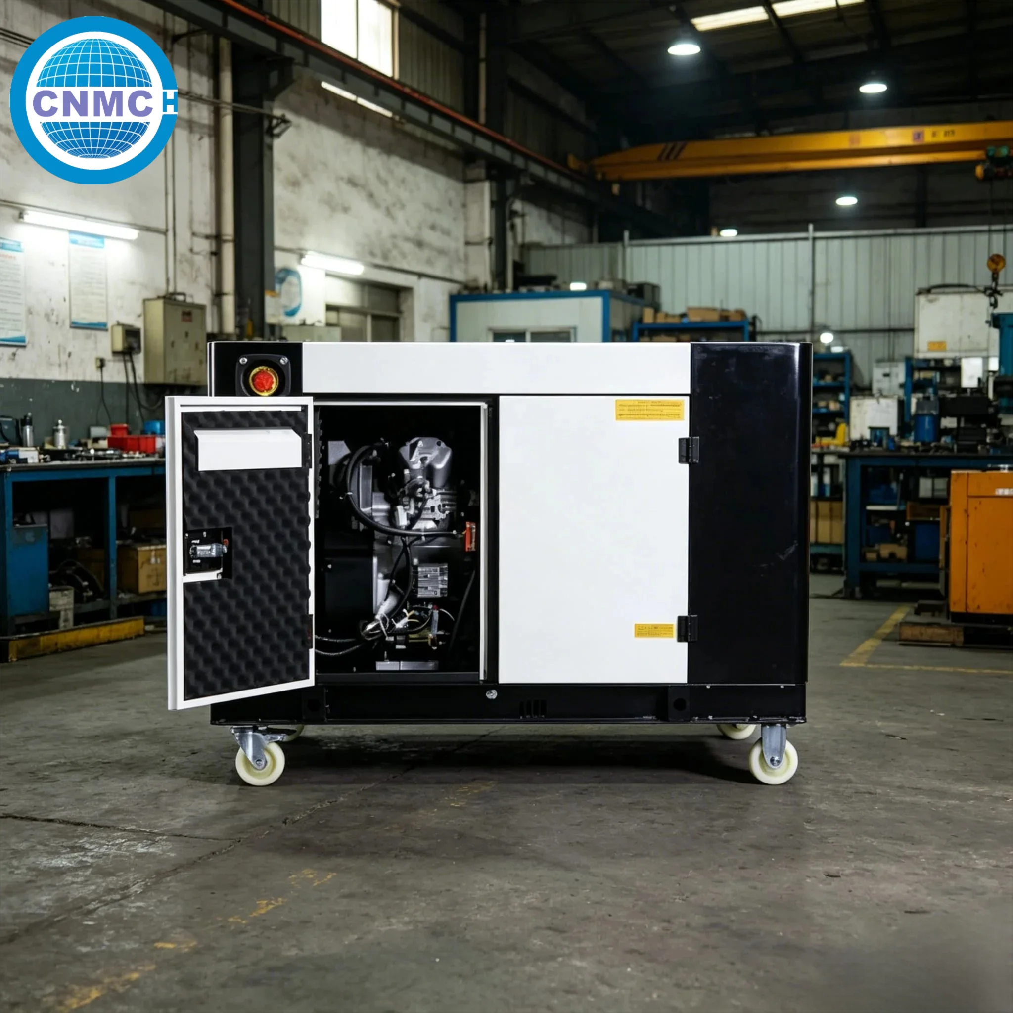 CNMC Silent electricity generator Set 110V 220V 380V Twin Cylinder diesel generators for electricity Ready-to-use CE Certified