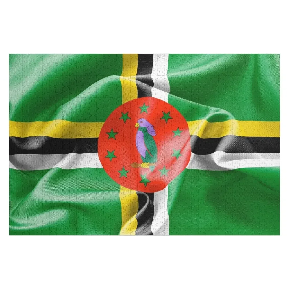 

Dominica Flag Jigsaw Puzzle For Children Custom With Photo Puzzle