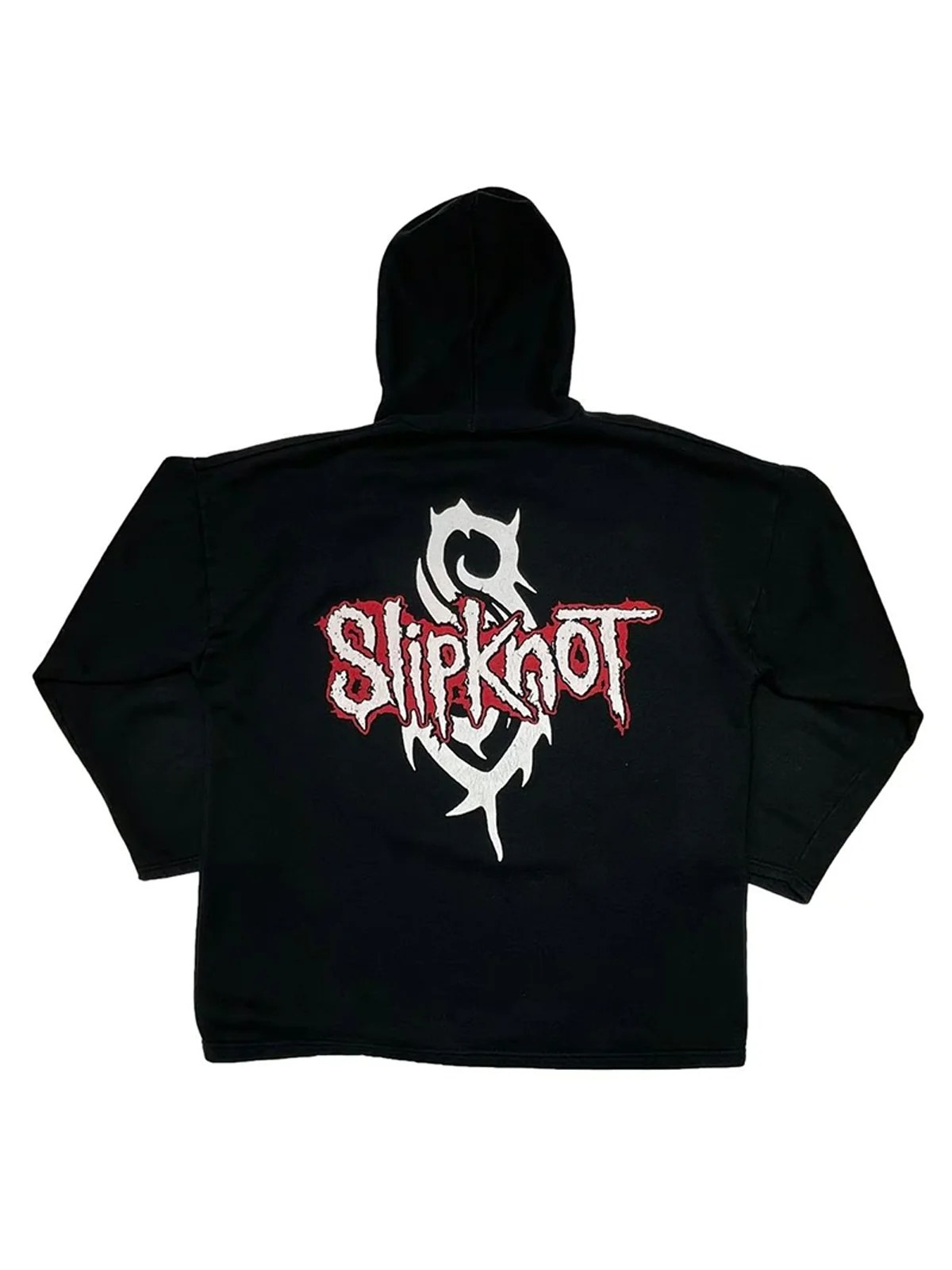 

Свободная толстовка-худи в стиле метал-панк оверсайз, прямого кроя, с принтом, молодежная, повседневная, хлопковая, с длинным рукавом