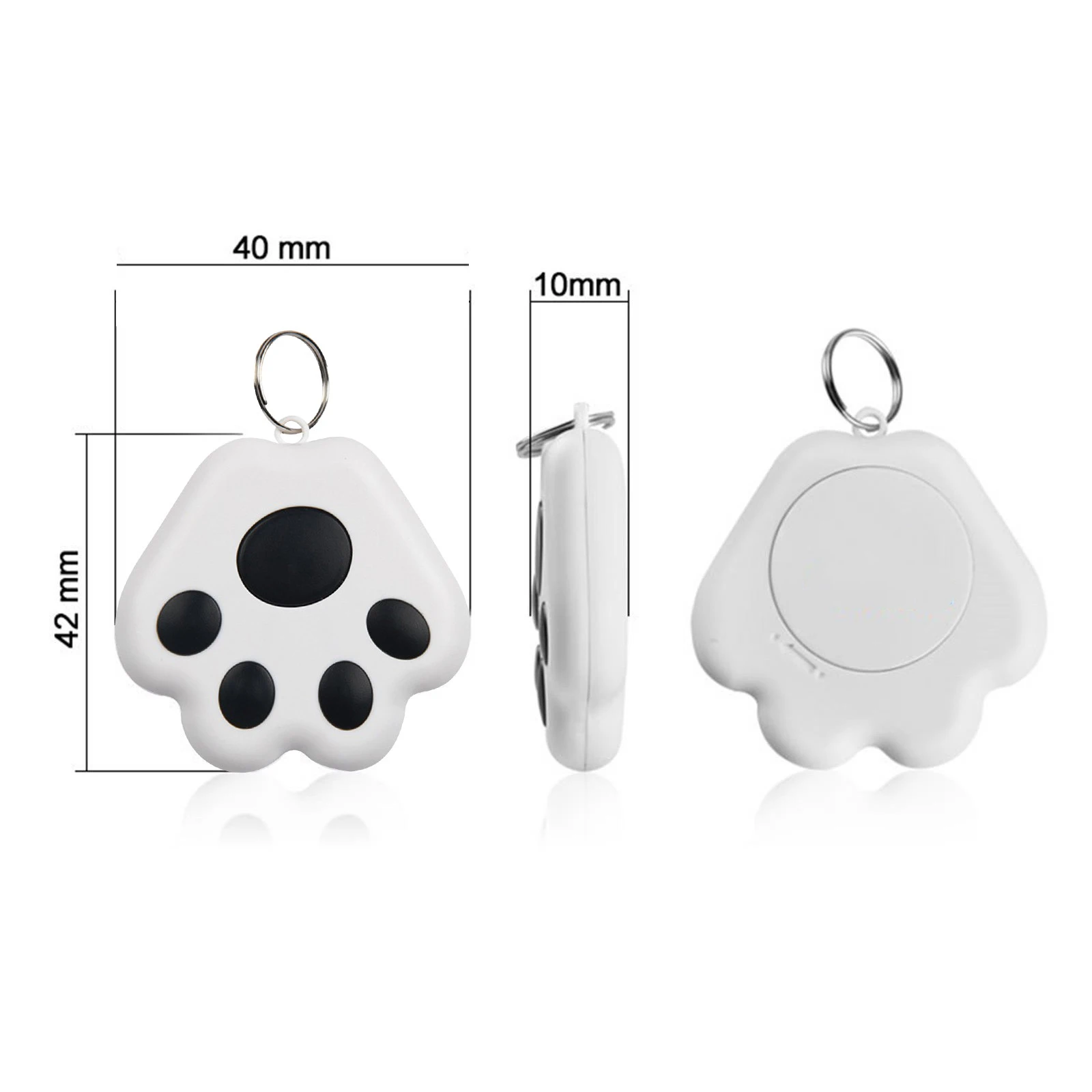 Mini GPS Locator Anti-Lost Device Alarm Wallet Keychain Smart Tag Bluetooth Tracer Keychain Pet Child Luggage Tracker Key Finder