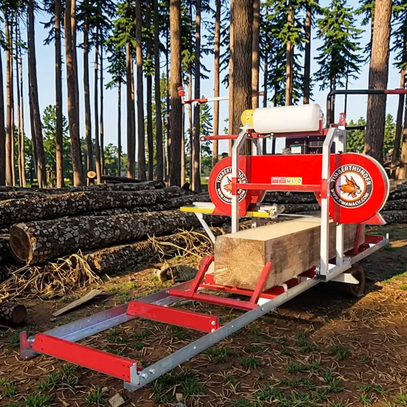 Crusher 2025 Horizontal Wood Band Saw Mill Machine Wood Cutting Bandsaw Mill Timber Log Sawmill Portable with Trailer