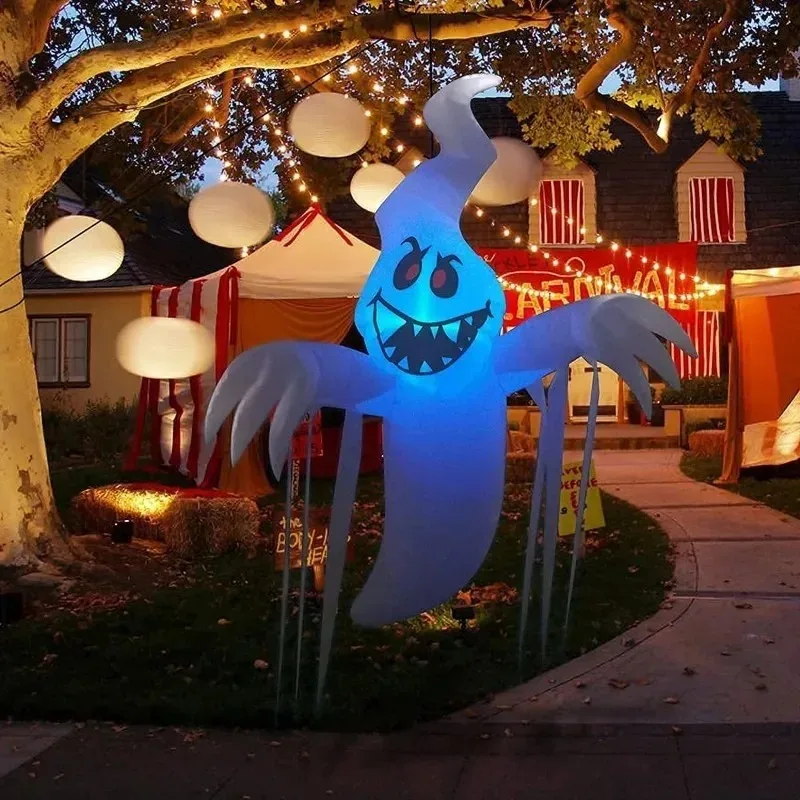 5ft brinquedos infláveis halloween fantasma pátio prop embutido luzes led ornamento caminho ao ar livre pátio decoração explodir modelo