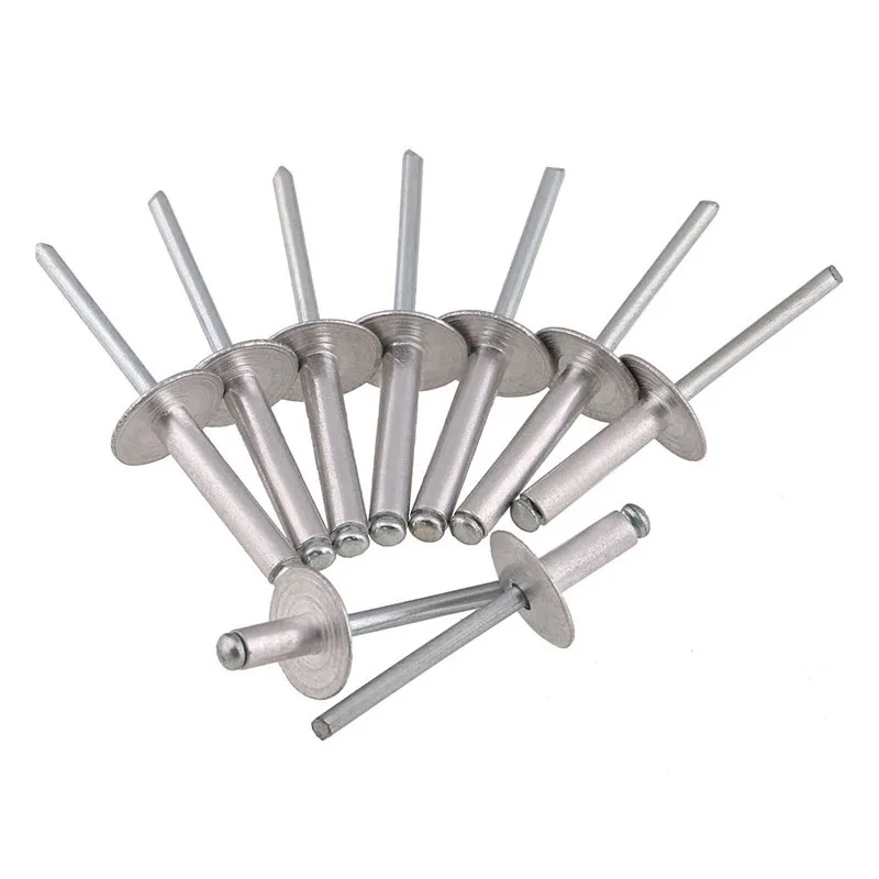 100 teile/los M5 * 16 Aluminium Senkkopf POP Kopf Niet Kern Ziehen Dekoration Nieten mit Großen Hut