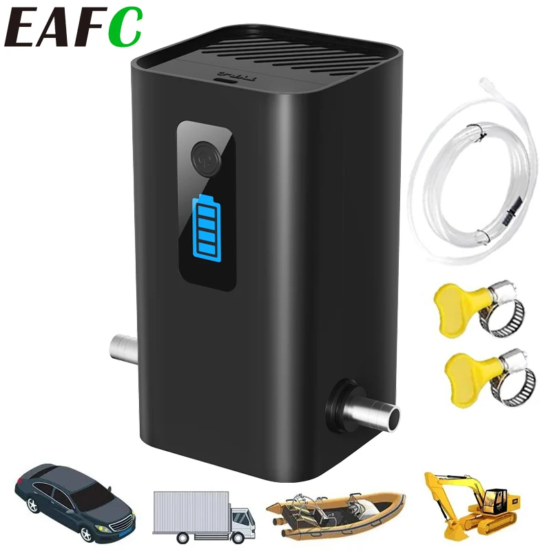 

EAFC Беспроводной автомобильный масляный насос Насос для перекачки масла Двигатель Замена всасывания жидкости Топливный насос Инструмент для автомобиля Мотоцикл Лодка Масляный насос