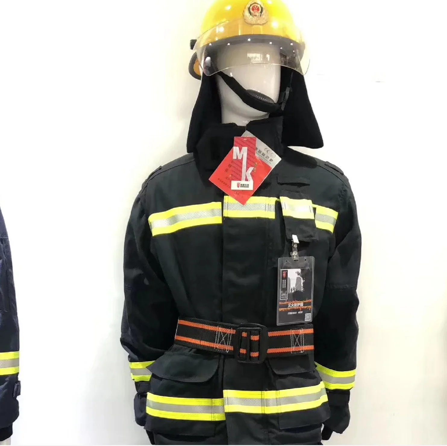 Traje de seguridad para bombero, protección contra incendios, estándar CE, tipo DRD