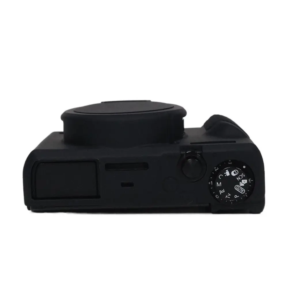 소프트 실리콘 고무 아머 카메라 바디 케이스 캐논 G7X Mark II III G7XII G7X2 G7XIII G7X3 충격 방지 커버 렌즈 캡 포함