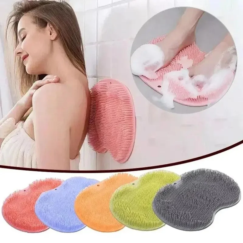 Foot Rubbing Back Rubbing Artifact Bathroom Massage Bath To Remove Dead Skin Feet Dirt Wash Silicone Bathtub Non-Slip Bath Mats - view 4