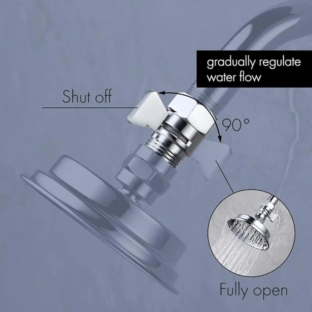 

Wholesale Promotional High Quality Shower Diverter Valve Solid Brass Shut Off Valve for Hand Shower or Shower Head