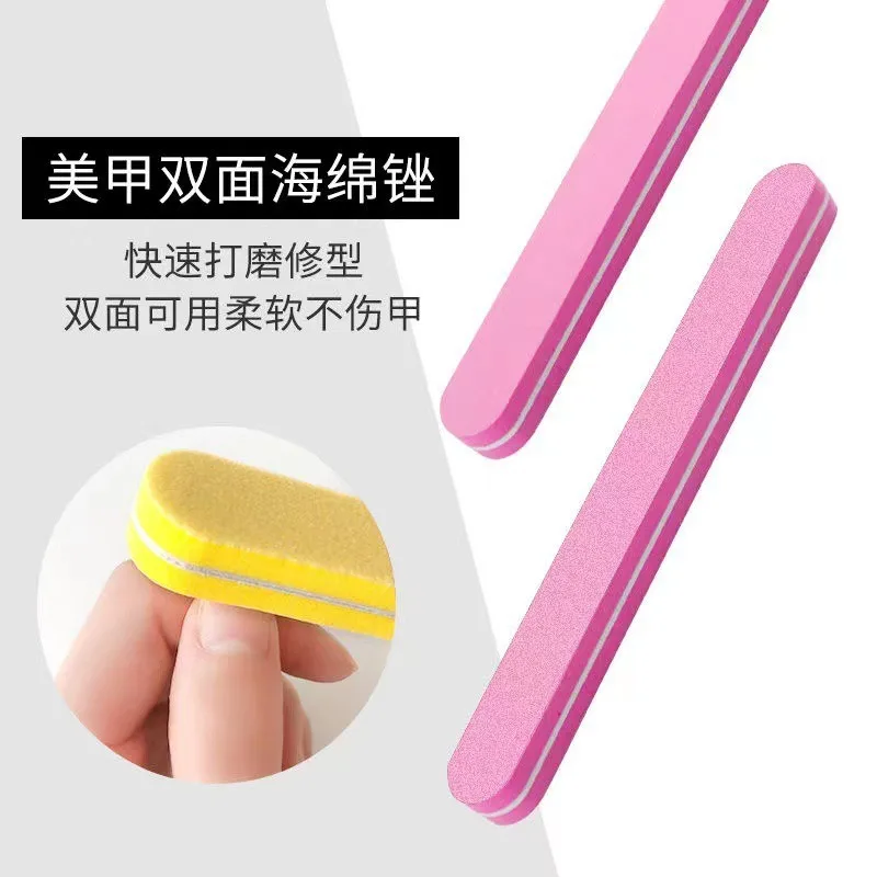 1pcs Nail File Seven Sided Polishing Tools Manicure Pedicure Professional Files Nail Art Sanding Buffer Block Nail Tools Uñas