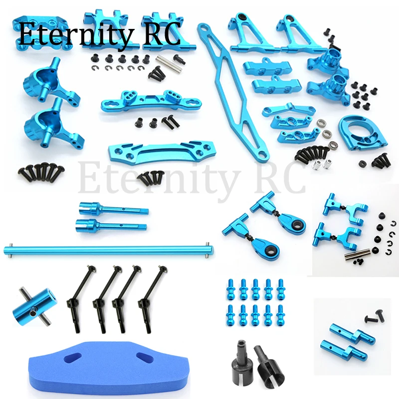 Metal Modification Accessory Kit Suspension Arms Steering Knuckle Set for Tamiya TT02 TT-02 1/10 RC Car Upgrade Parts