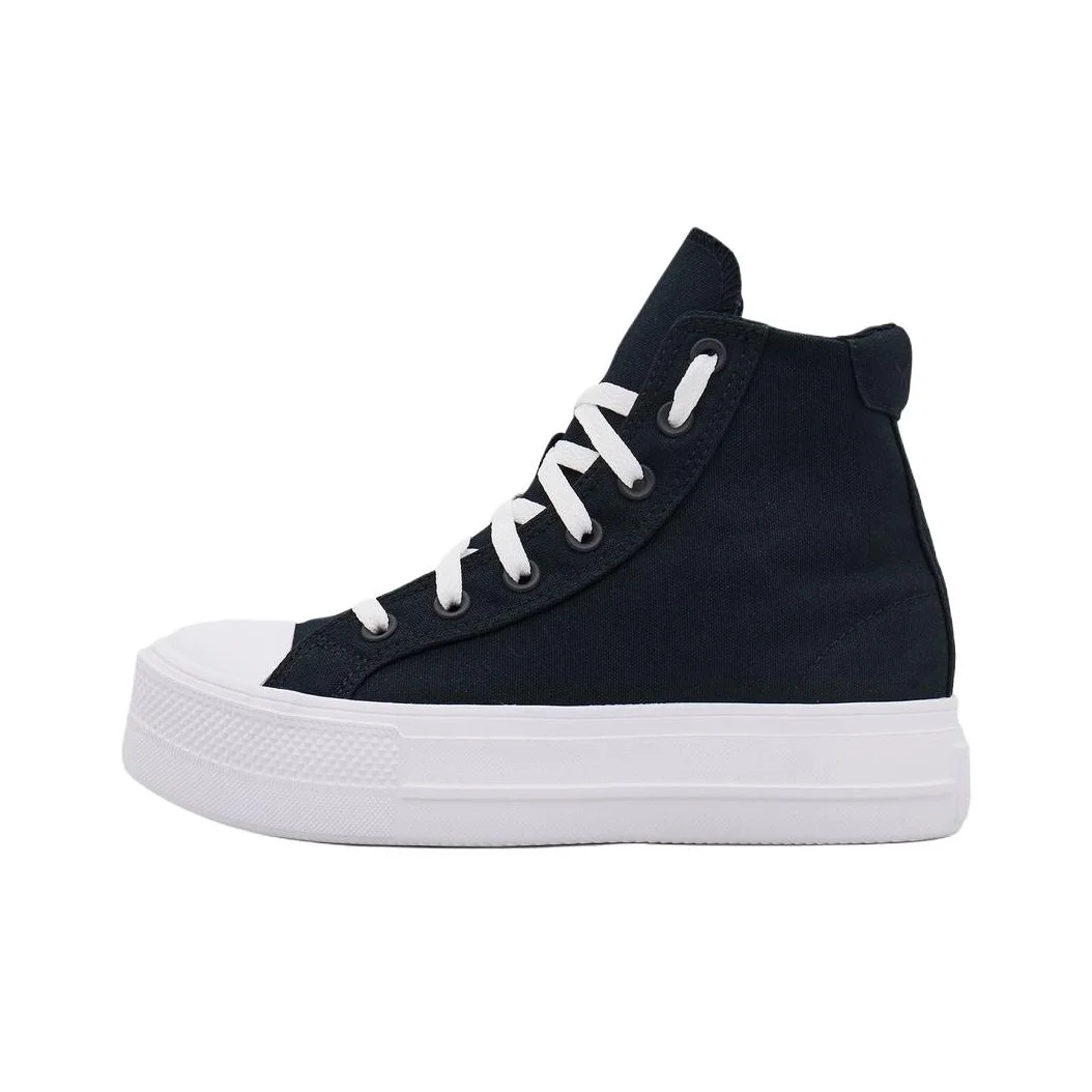 Converse Day One Platform High top Canvas Shoes Women's Black A19292C