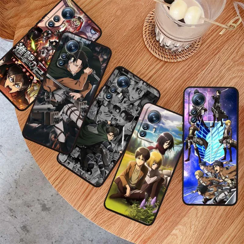 

A-Attacks on T-Titans Anime For Xiaomi Mi 15 14 13 13T 12 12T 12S 11 11i 11T Pro Ultra Lite 5G Black Phone Case