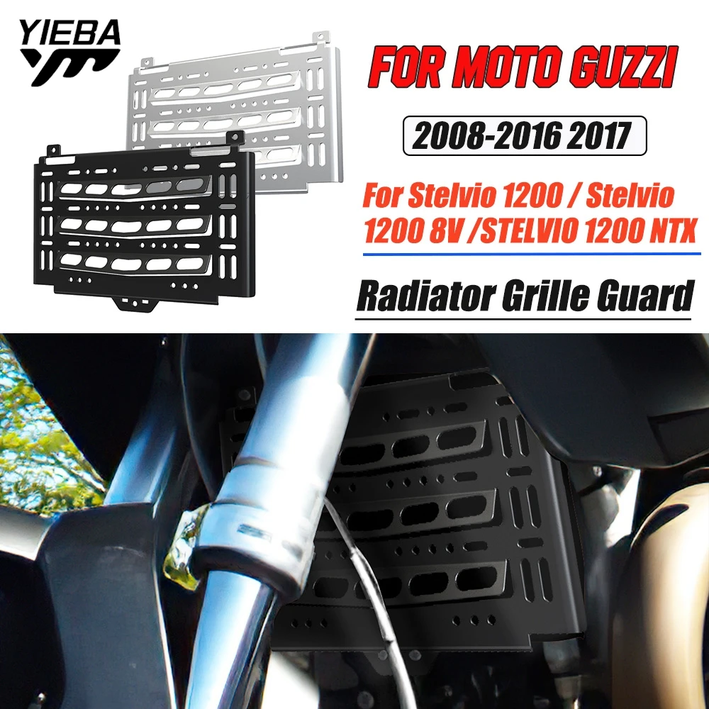 

Motocycle Radiator Grille Cover Water Tank Guard For Moto Guzzi Stelvio 1200 / Stelvio 1200 8V /STELVIO 1200 NTX 2008 2009-2017