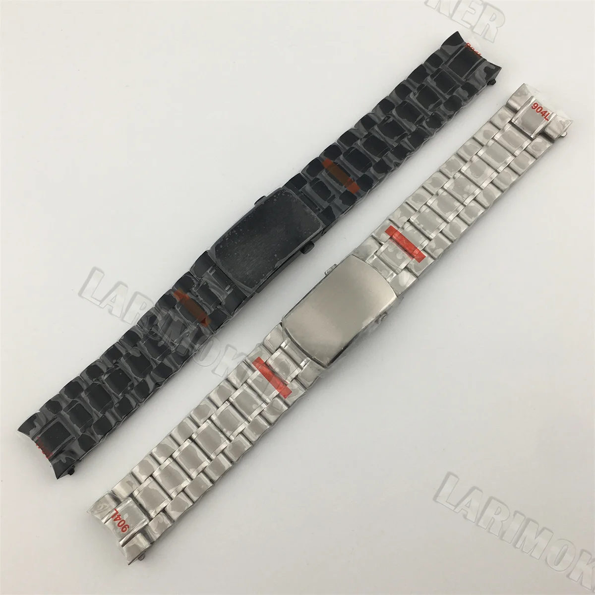 

20mm wide 904L solid stainless steel strap folding clasp is suitable for replacing the 40mm case men's watch bracelet