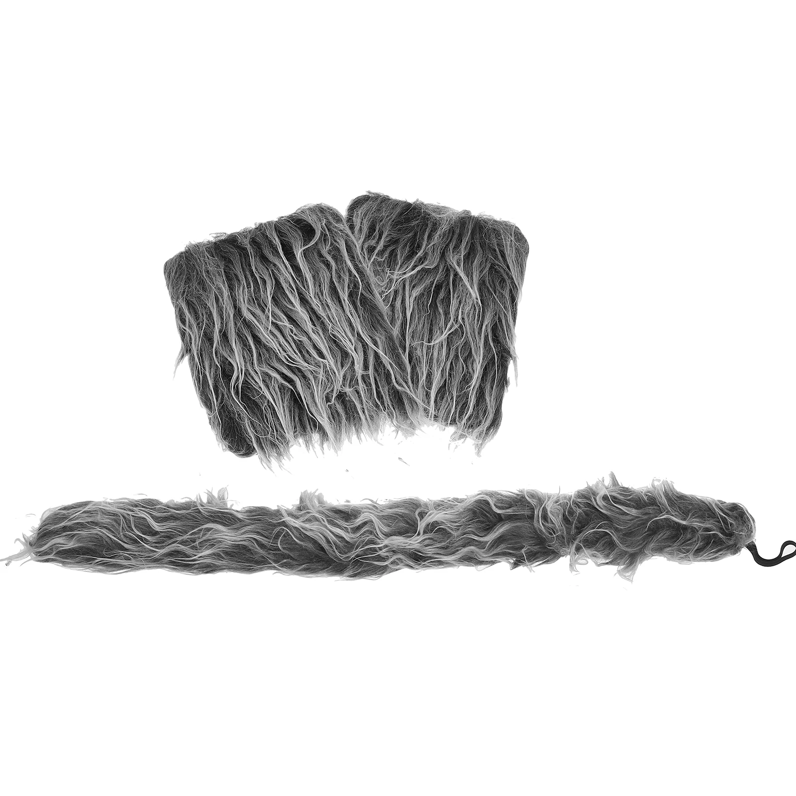 Ensemble de queue de gants, Kit de Cosplay, gants d'animaux, accessoires, fourniture d'accessoires de Costume de loup