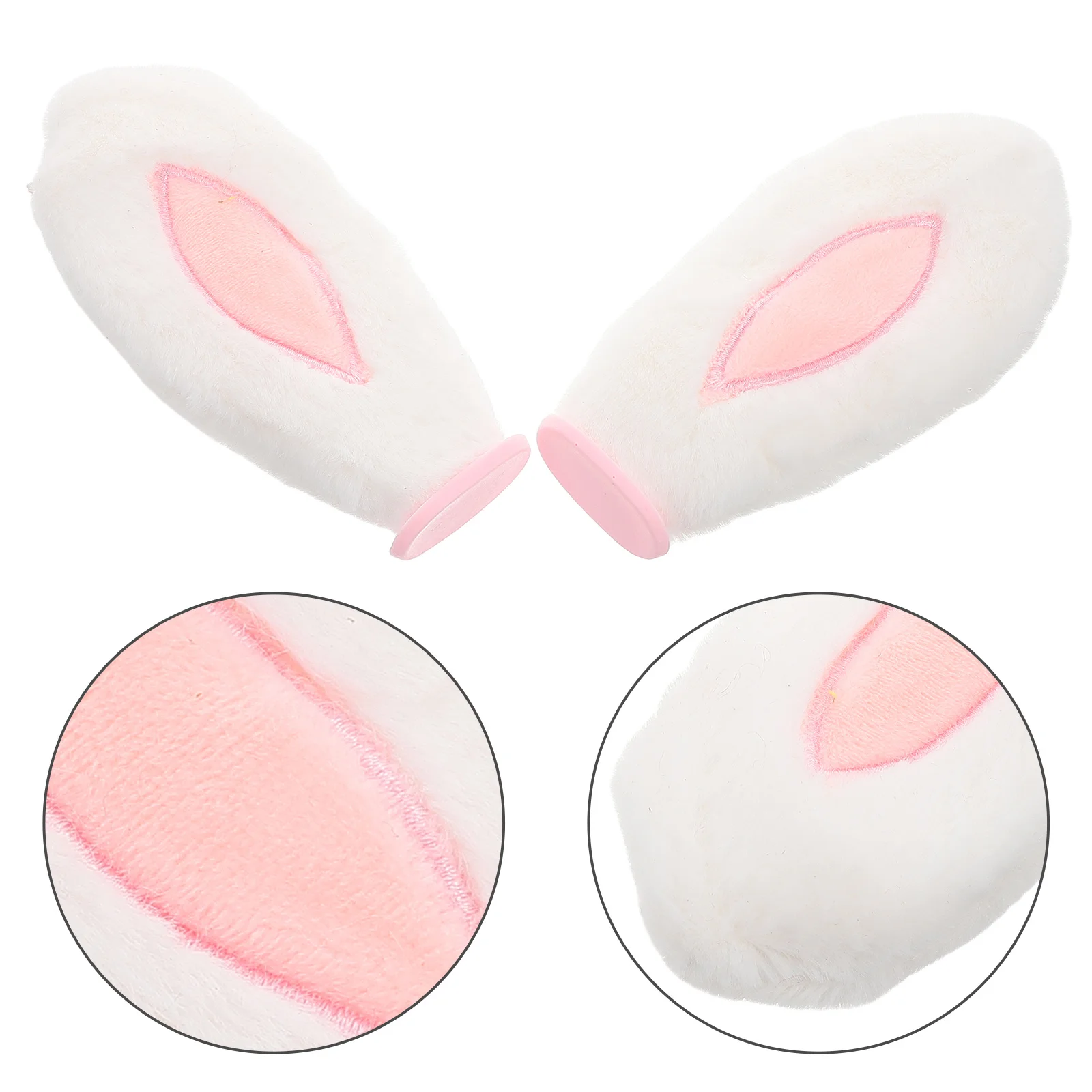 

2 шт., аксессуары с заячьими ушками для женщин, мотоциклетные велосипедные шлемы, мягкие, удобные, уникальный стиль, вызывающиеся на дорогу