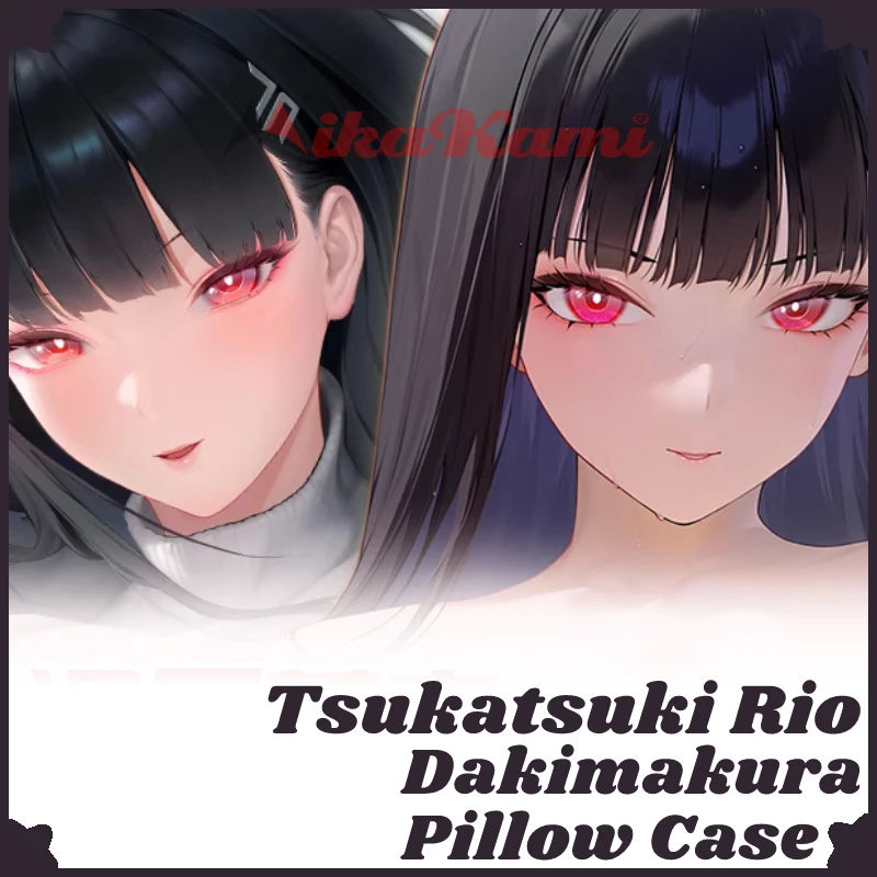 Tsukatsuki Rio Dakimakura Blue Archive Full Body Pillowcase Pillow Case Sexy Hugging Cushion Cover Case Home Bedding Otaku Decor